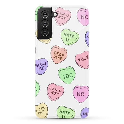 Conversation Hearts Phone Case